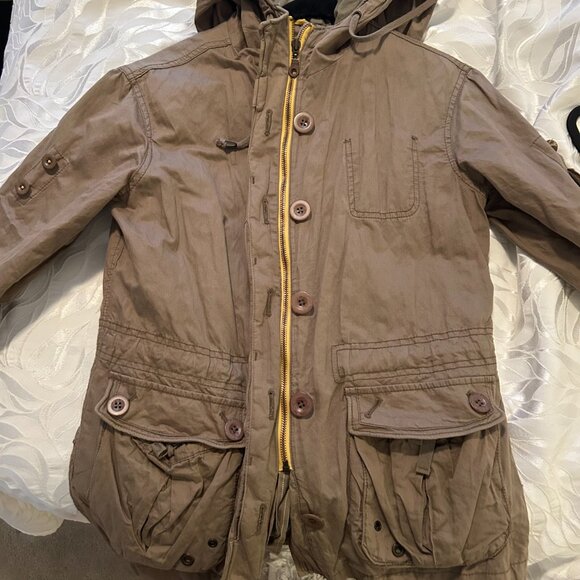 GAP Vintage Army Olive Cargo Jacket – XS/S - Picture 10 of 12